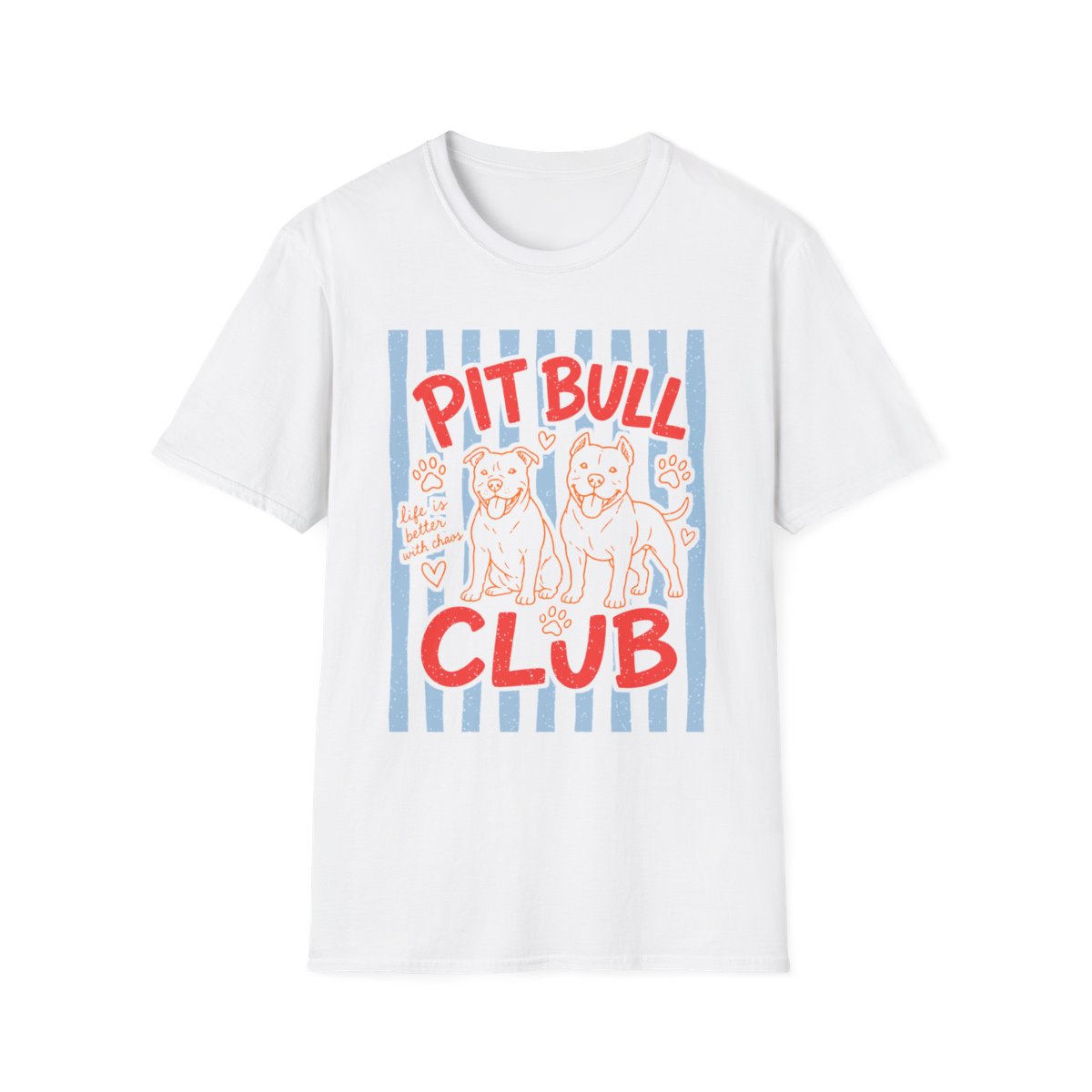 Pit Bull Club Tee - White