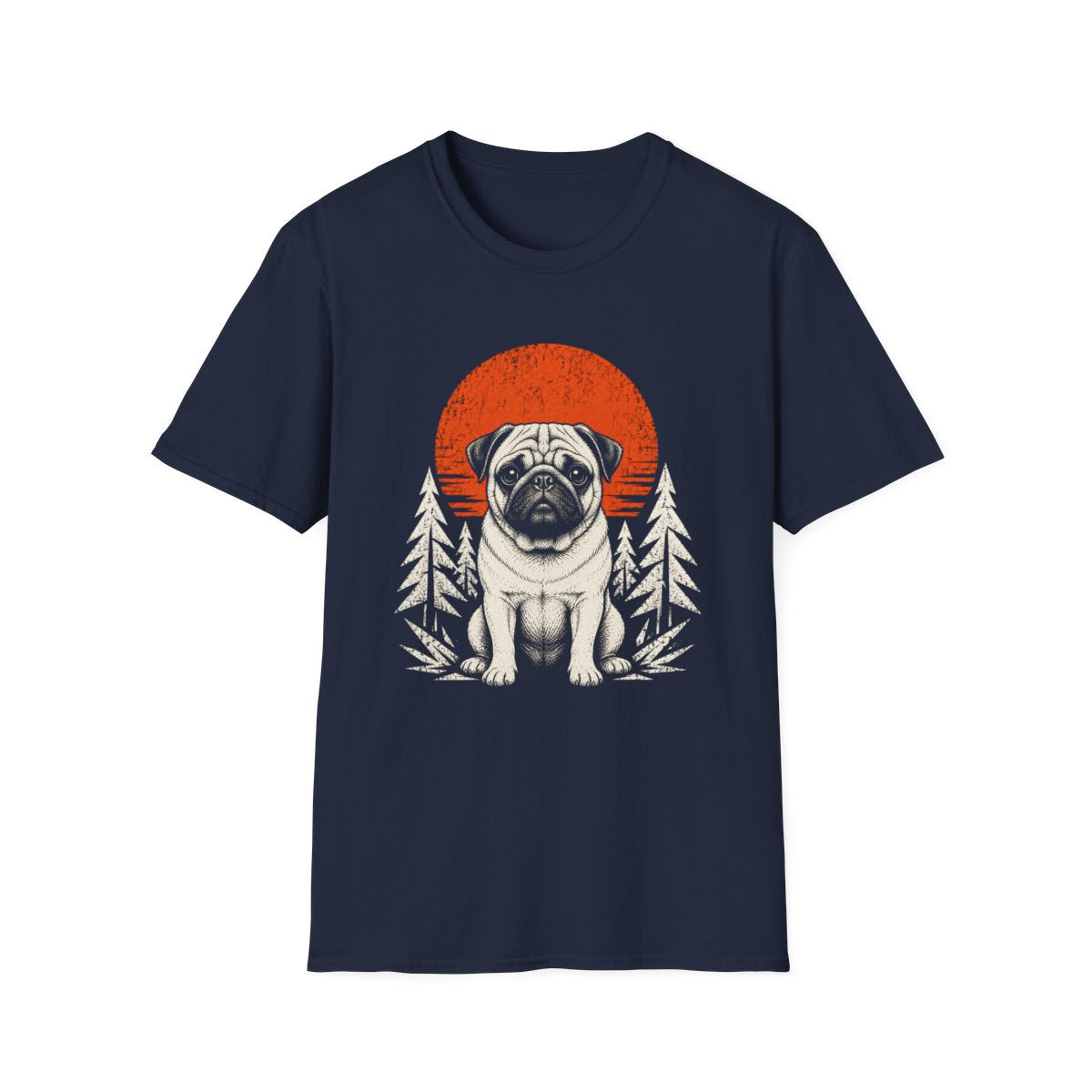 Pug Adventure Club Tee - Navy
