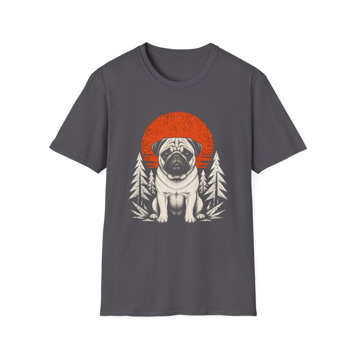 Pug Adventure Club Tee - Charcoal