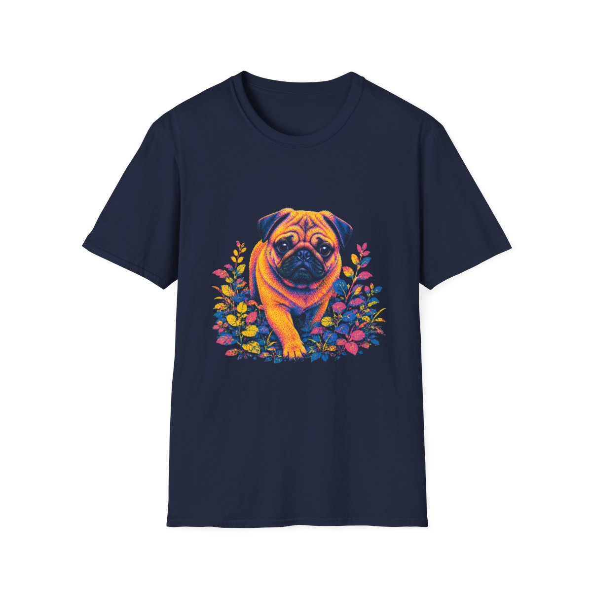 Pug Bold Spirit Tee - Navy