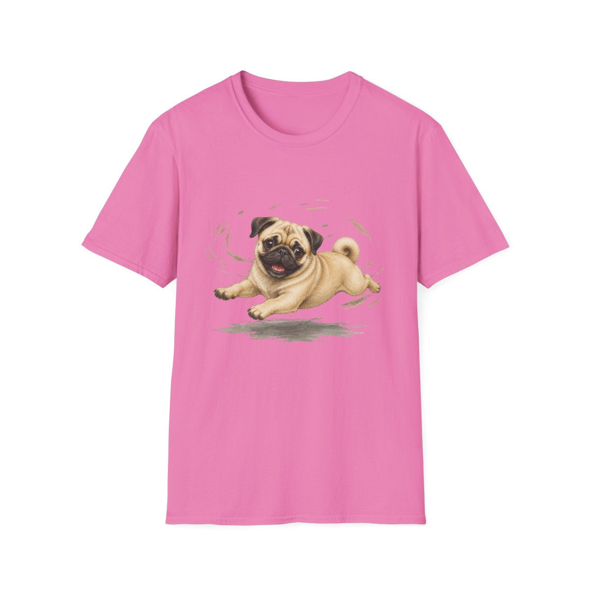 Pug Certified Zoomies Champion Tee - Azalea