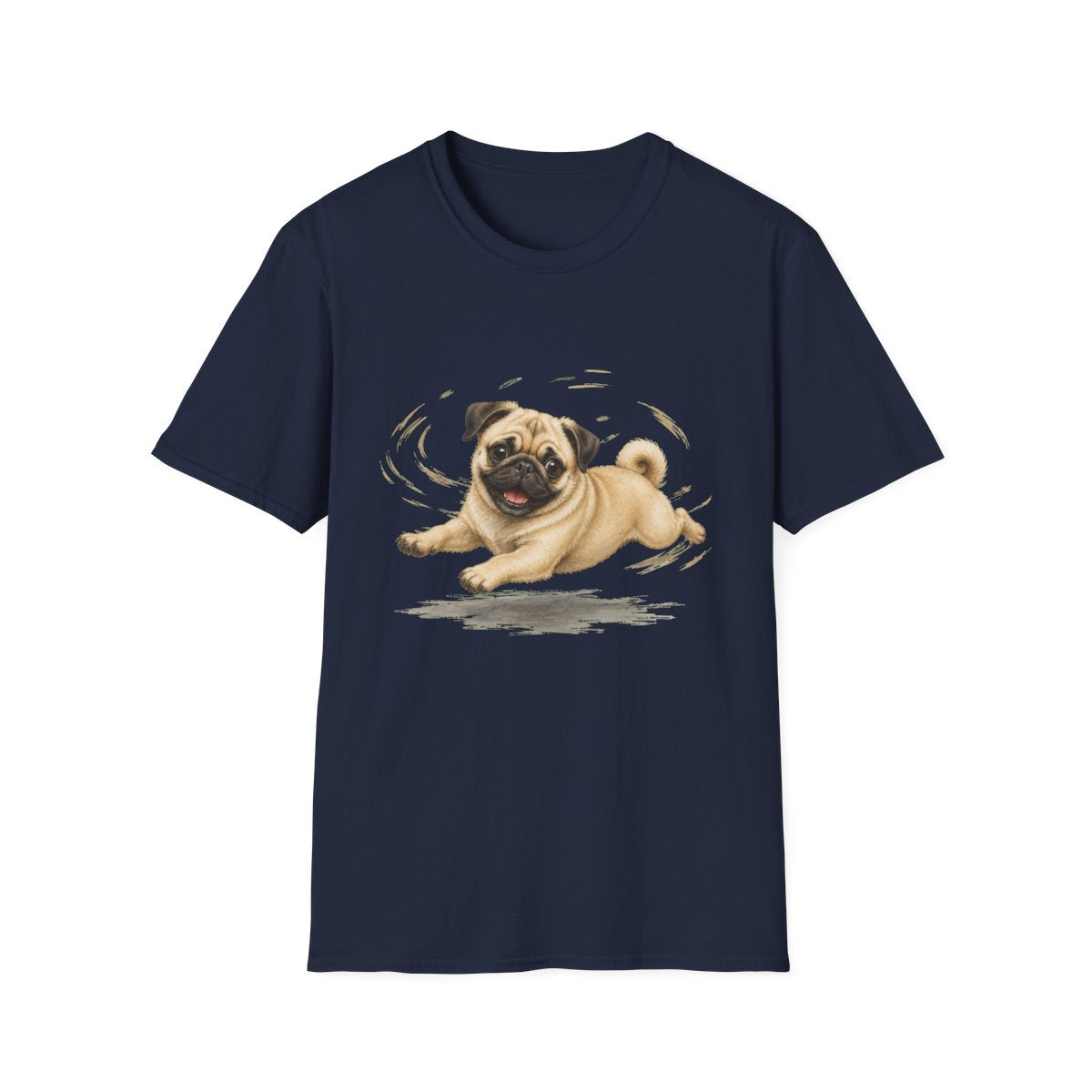 Pug Certified Zoomies Champion Tee - Navy