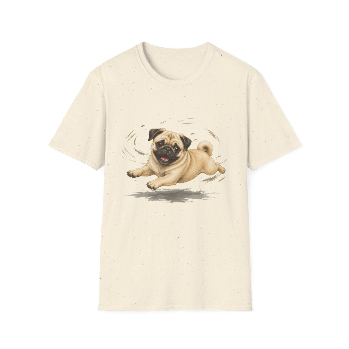 Pug Certified Zoomies Champion Tee - Natural