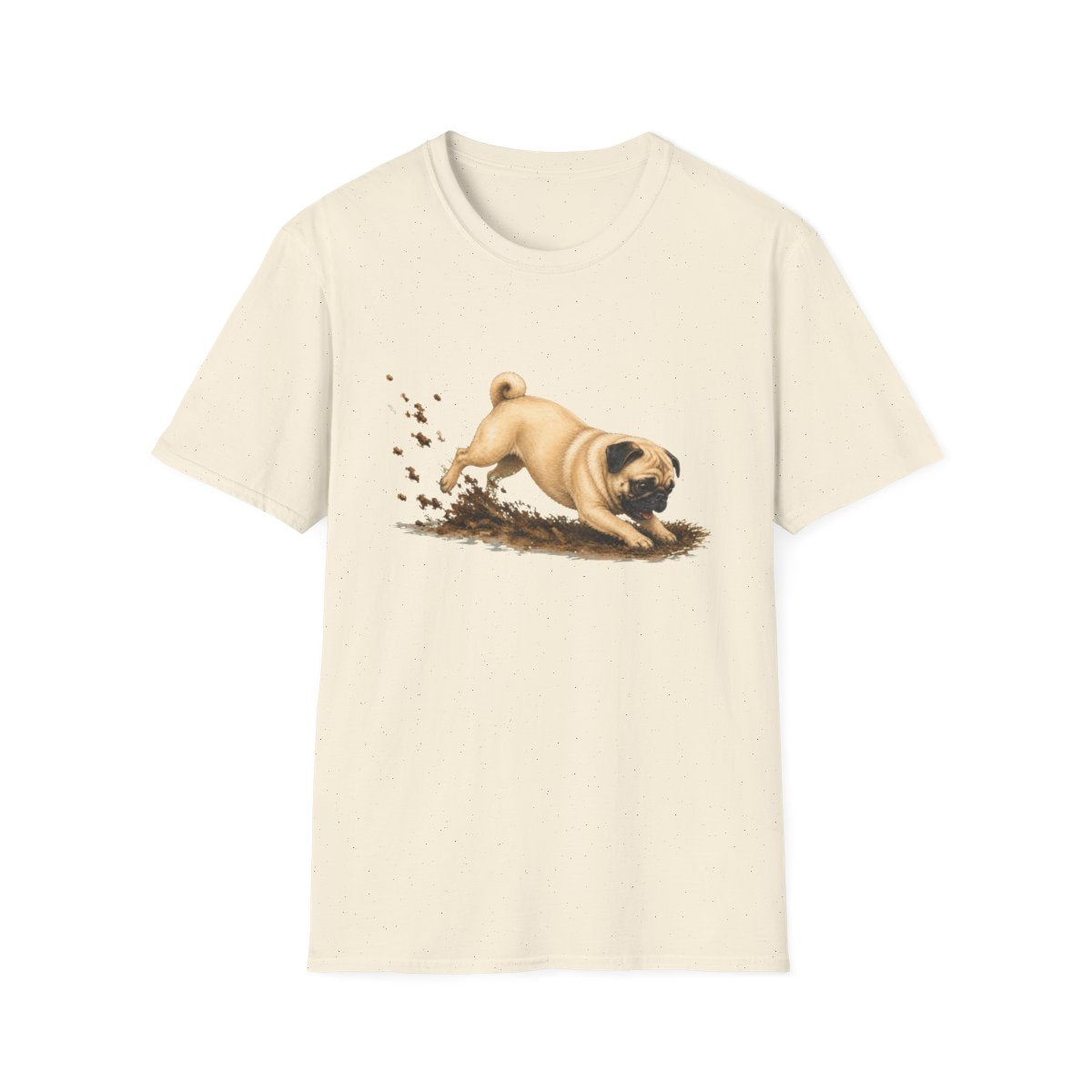 Pug Excavating Mode On Tee - Natural