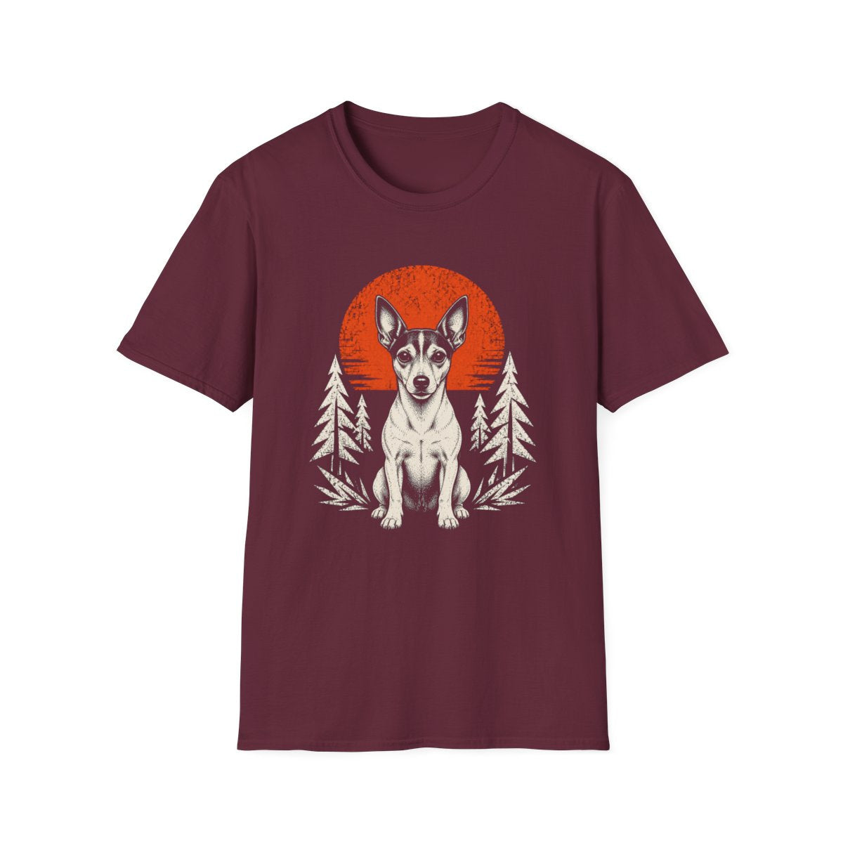 Rat Terrier Adventure Club Tee - Maroon
