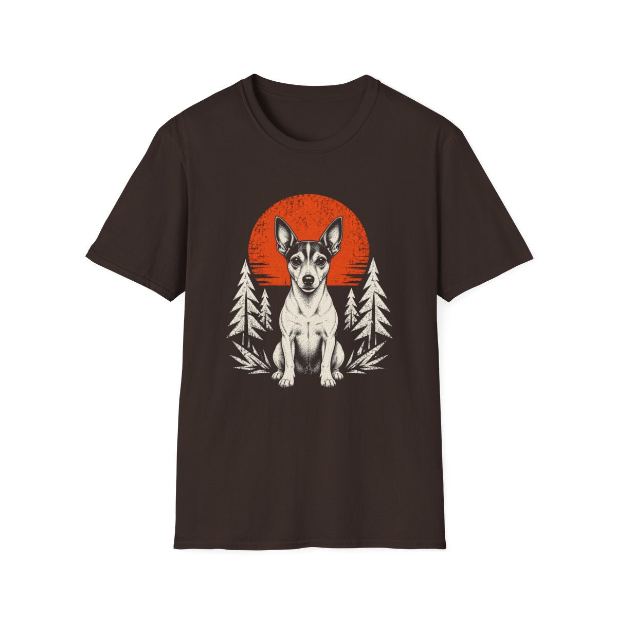 Rat Terrier Adventure Club Tee - Dark Chocolate