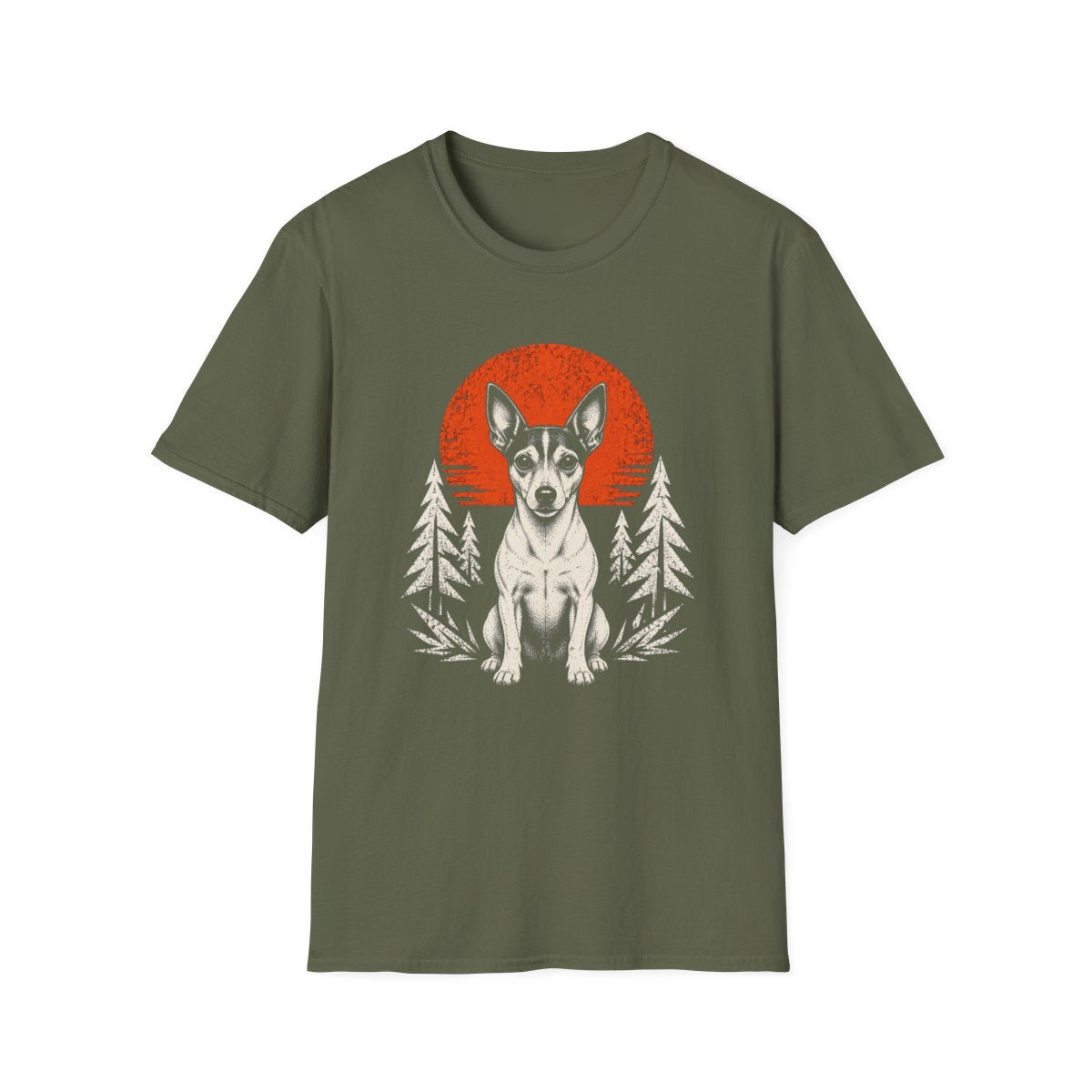 Rat Terrier Adventure Club Tee - Military Green