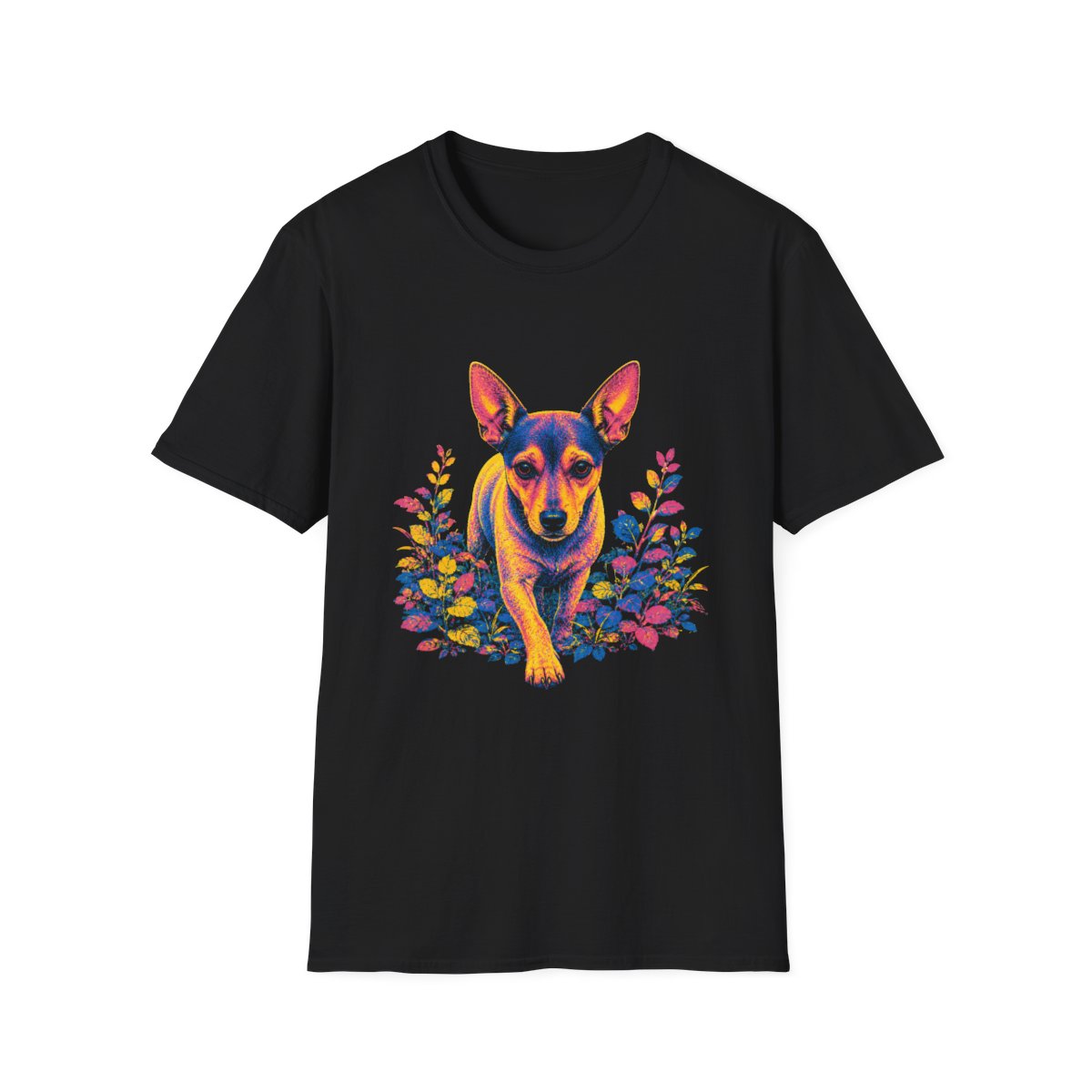 Rat Terrier Bold Spirit Tee - Black