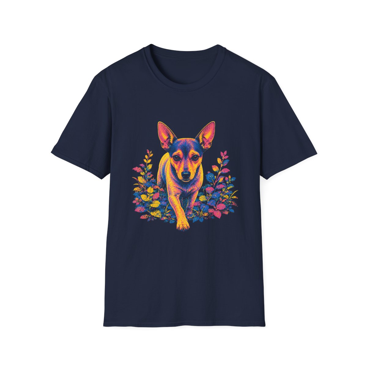 Rat Terrier Bold Spirit Tee - Navy