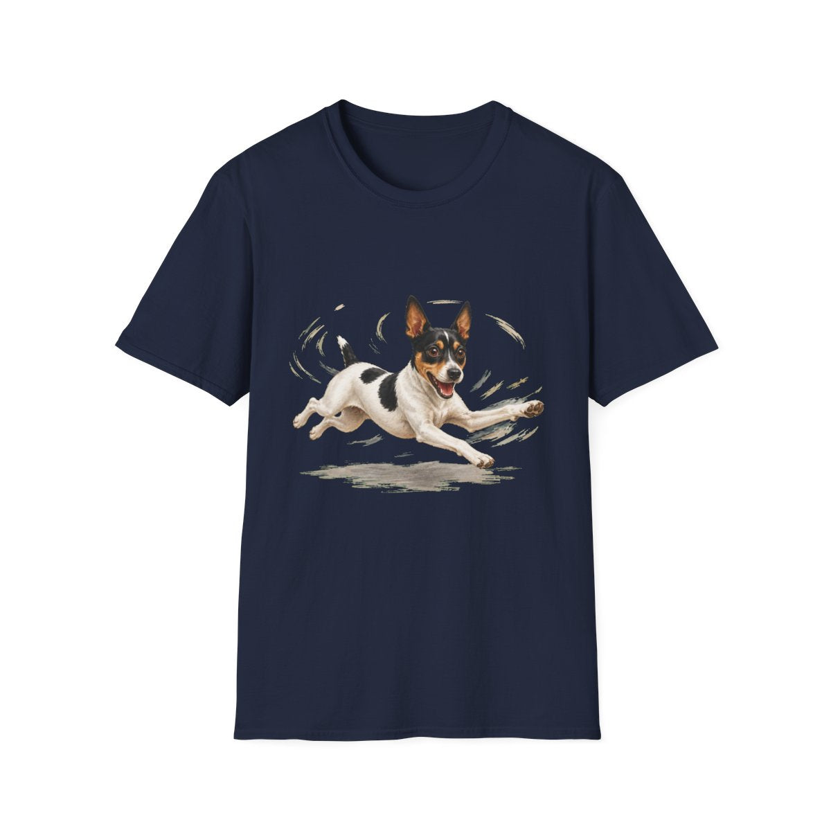 Rat Terrier Certified Zoomies Champion Tee - Navy
