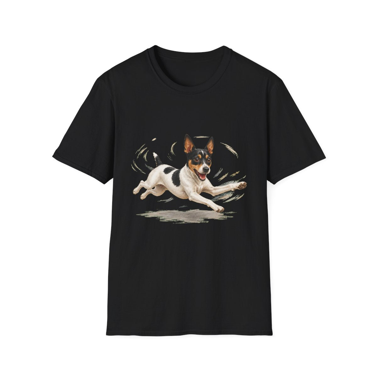 Rat Terrier Certified Zoomies Champion Tee - Black