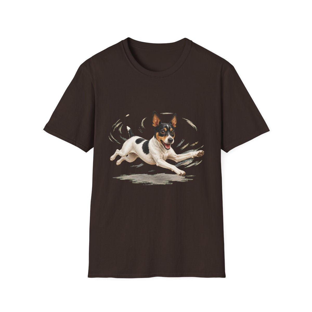 Rat Terrier Certified Zoomies Champion Tee - Dark Chocolate