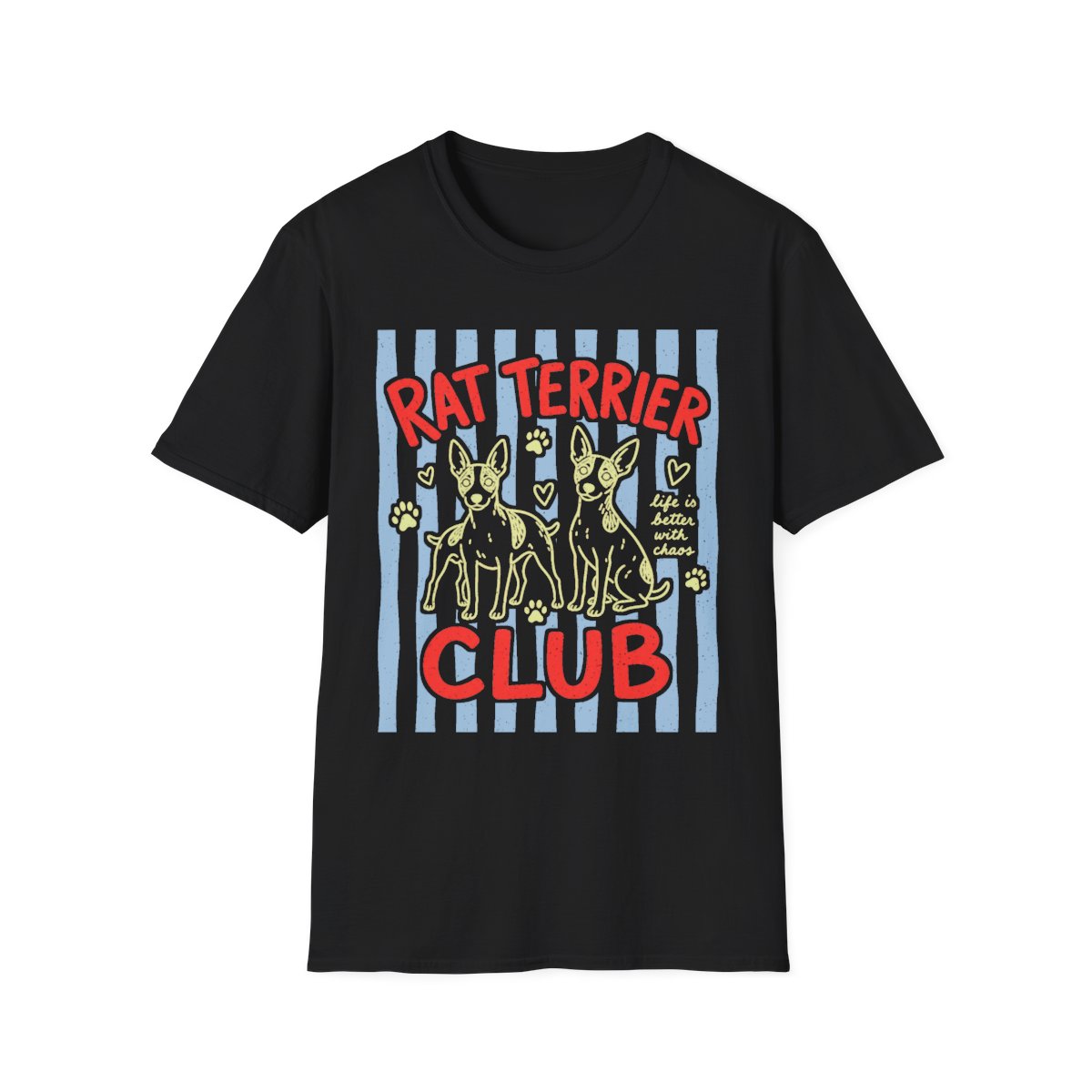 Rat Terrier Club Tee - Black