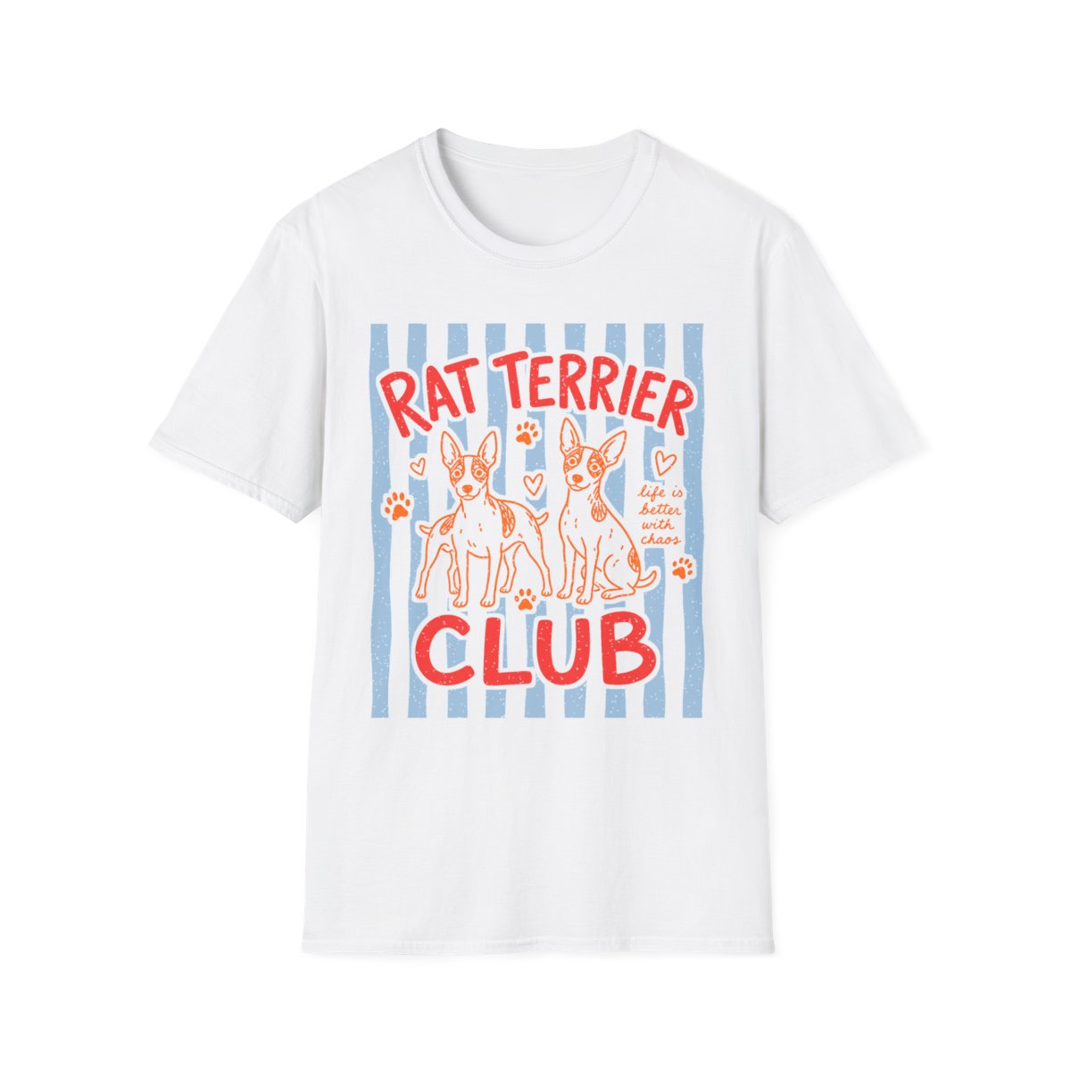 Rat Terrier Club Tee - White