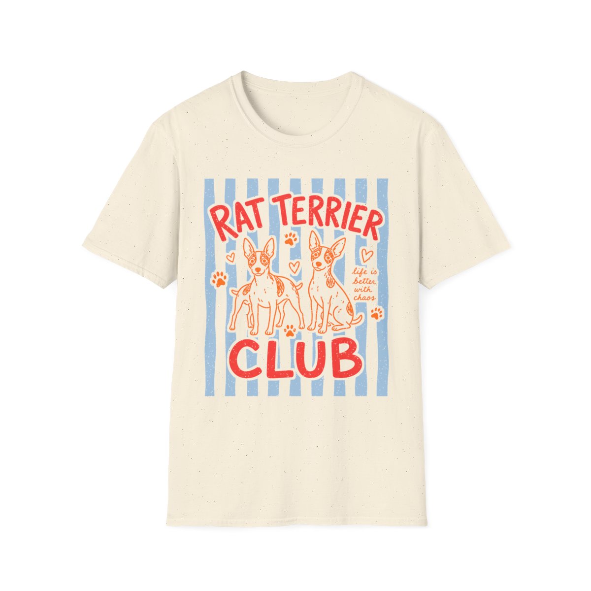 Rat Terrier Club Tee - Natural