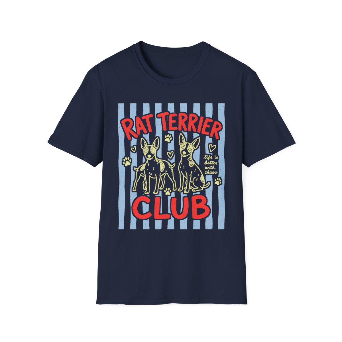 Rat Terrier Club Tee - Navy
