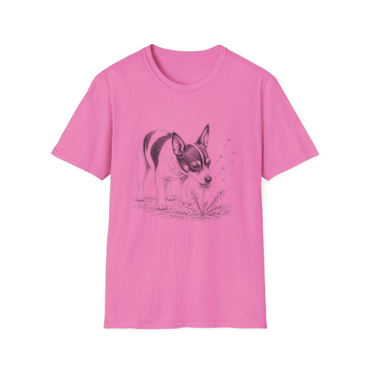 Rat Terrier Make A Wish Tee - Azalea