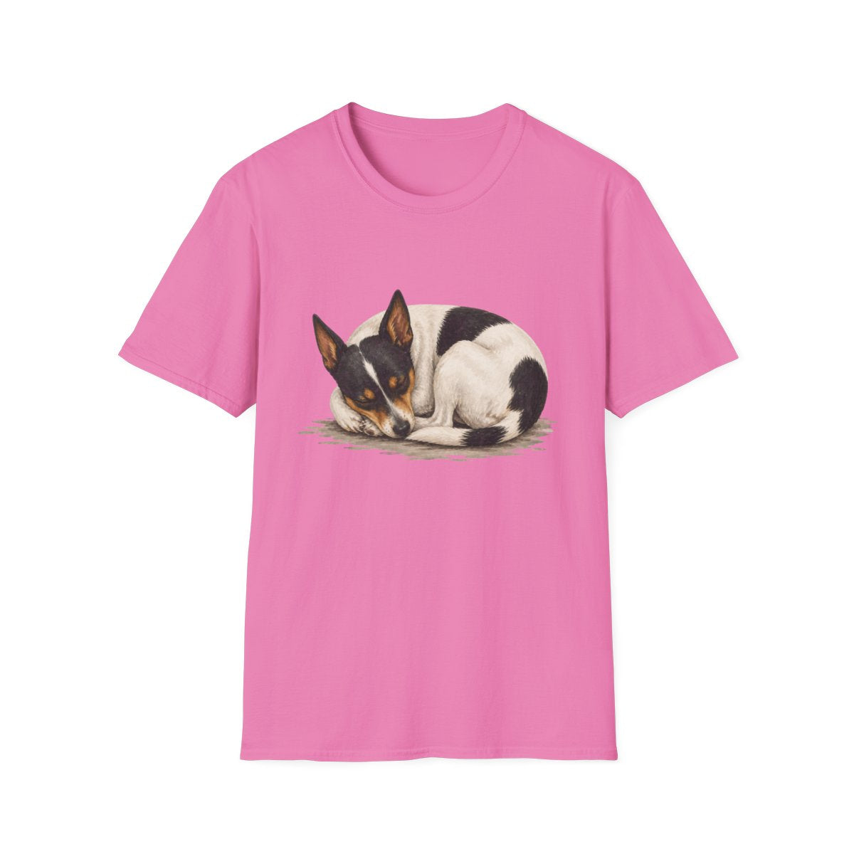 Rat Terrier Rest At Last Tee - Azalea