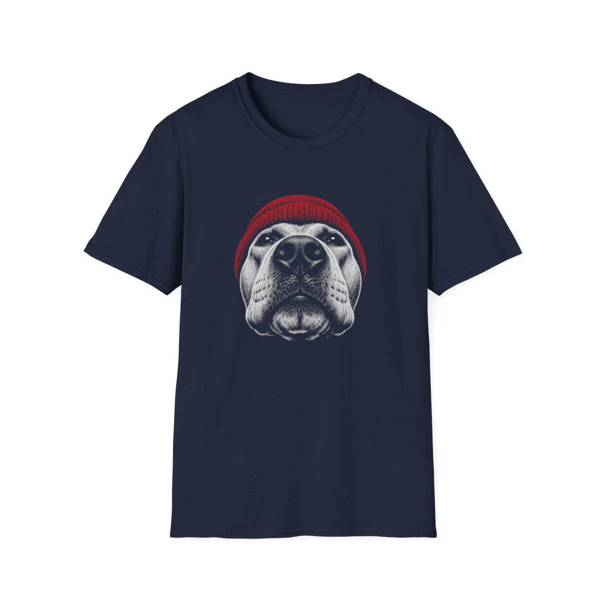 Red Hat American Staffordshire Terrier Tee - Navy