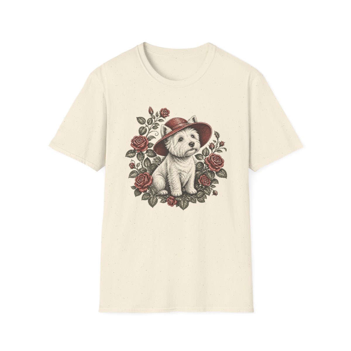 Red Hat Garden Westie Tee - Natural