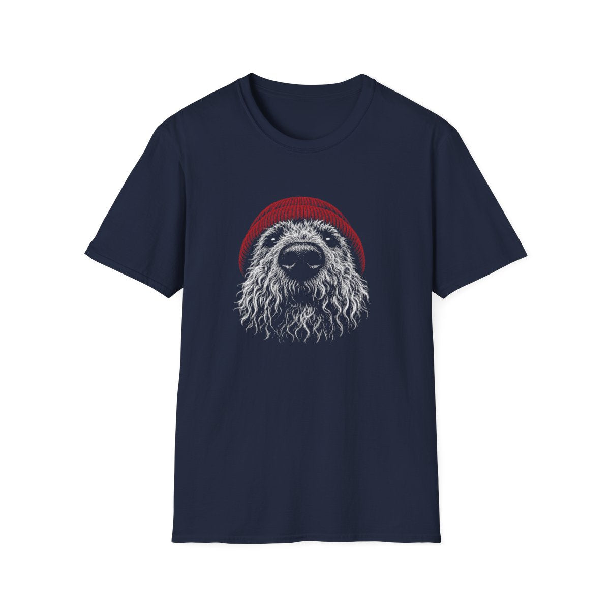 Red Hat Kerry Blue Terrier Tee - Navy