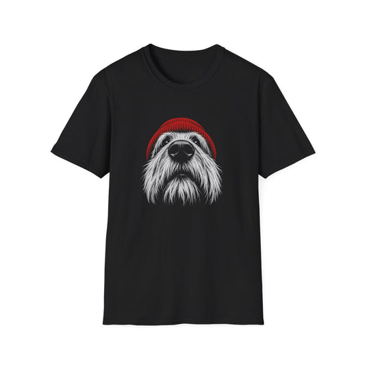 Red Hat Skye Terrier Tee - Black