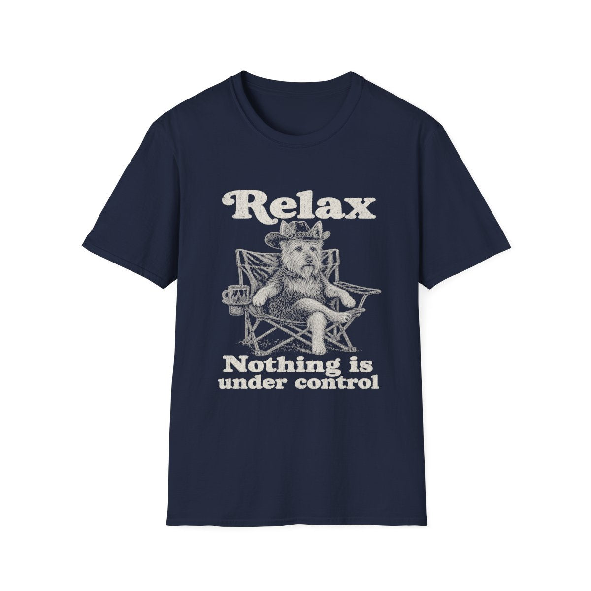 Relax Australian Terrier Tee - Navy