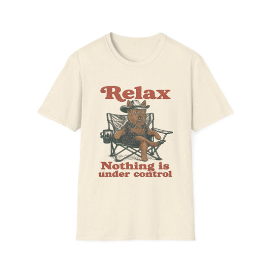 Relax Australian Terrier Tee - Natural