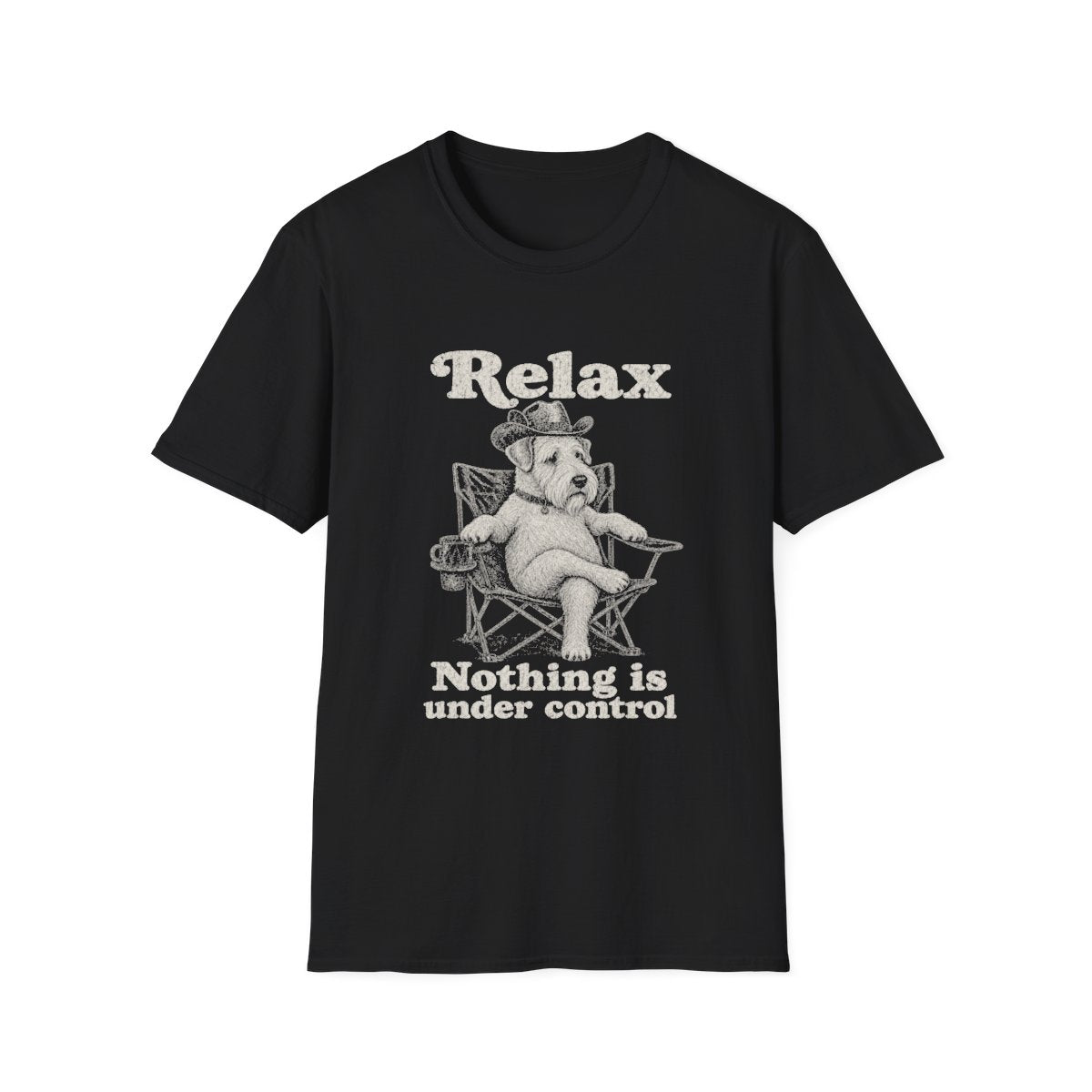 Relax Sealyham Terrier Tee - Black