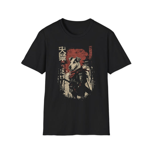 Samurai Smooth Fox Terrier Warrior Tee - Black