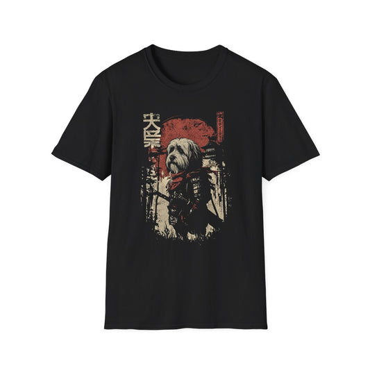 Samurai Tibetan Terrier Warrior Tee - Black
