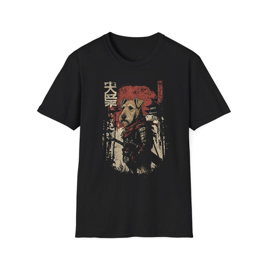 Samurai Welsh Terrier Warrior Tee - Black