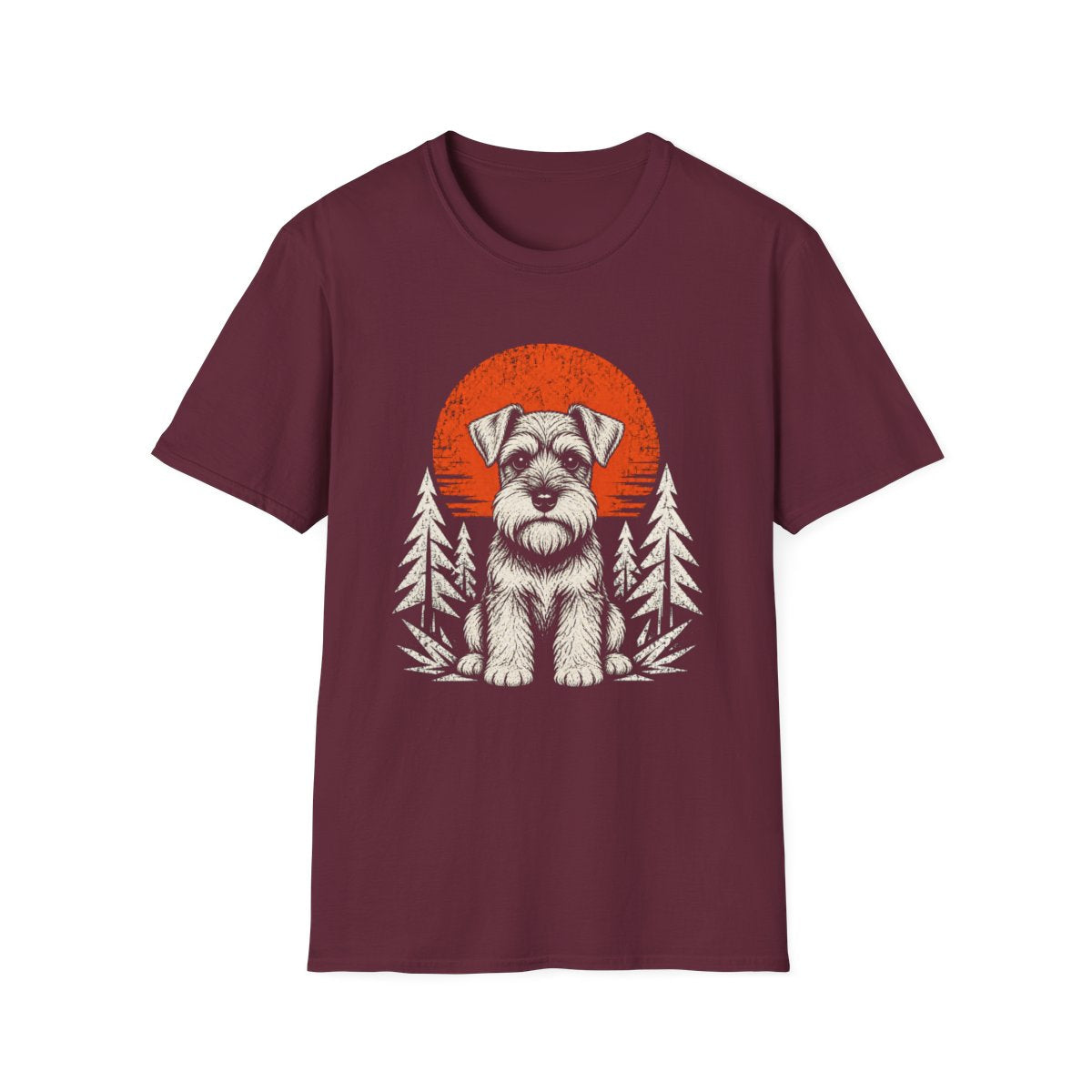 Schnauzer Adventure Club Tee - Maroon