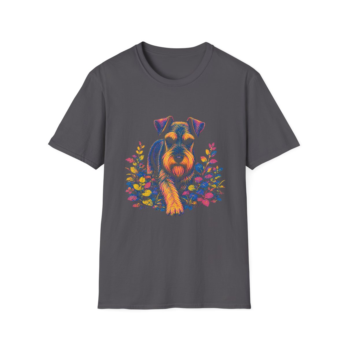 Schnauzer Bold Spirit Tee - Charcoal