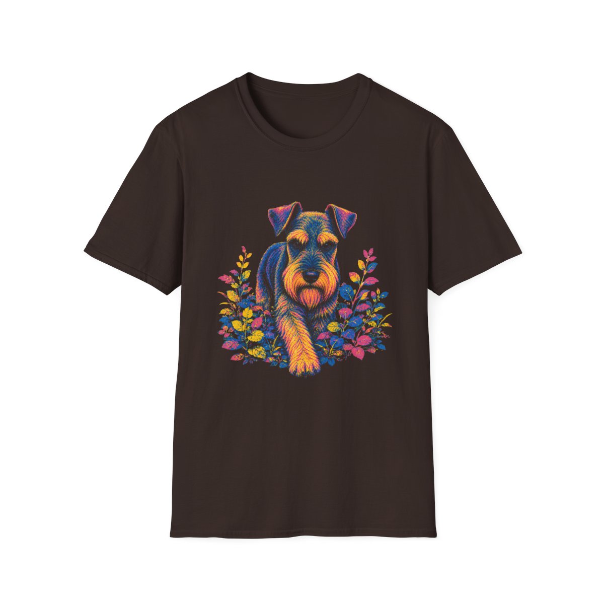 Schnauzer Bold Spirit Tee - Dark Chocolate