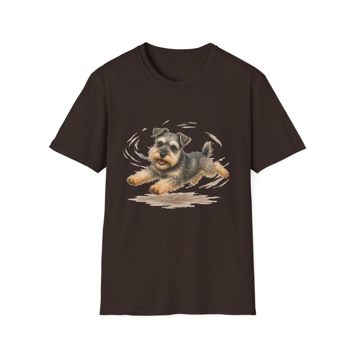 Schnauzer Certified Zoomies Champion Tee - Dark Chocolate