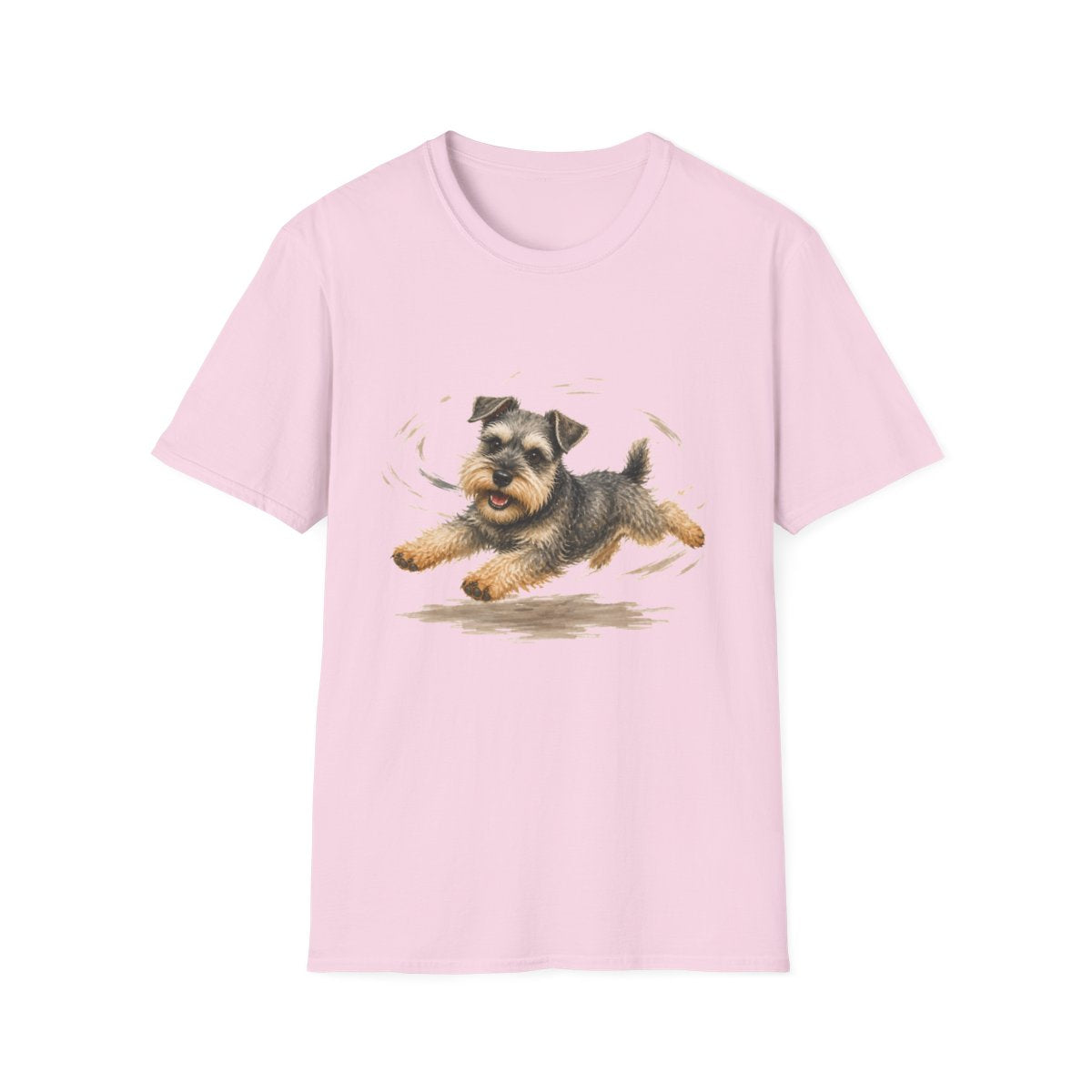 Schnauzer Certified Zoomies Champion Tee - Light Pink