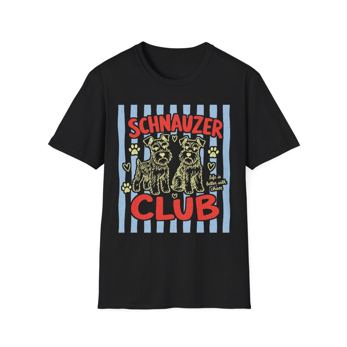 Schnauzer Club Tee - Black