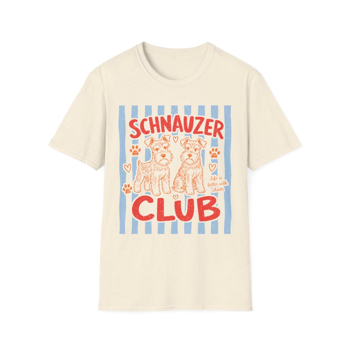 Schnauzer Club Tee - Natural