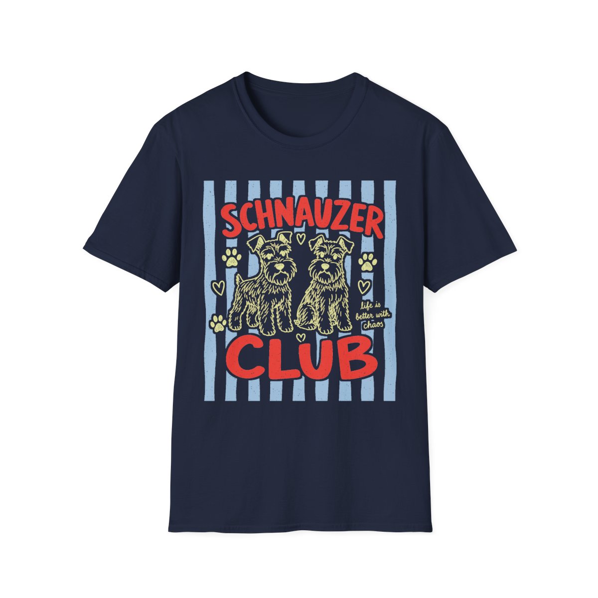 Schnauzer Club Tee - Navy