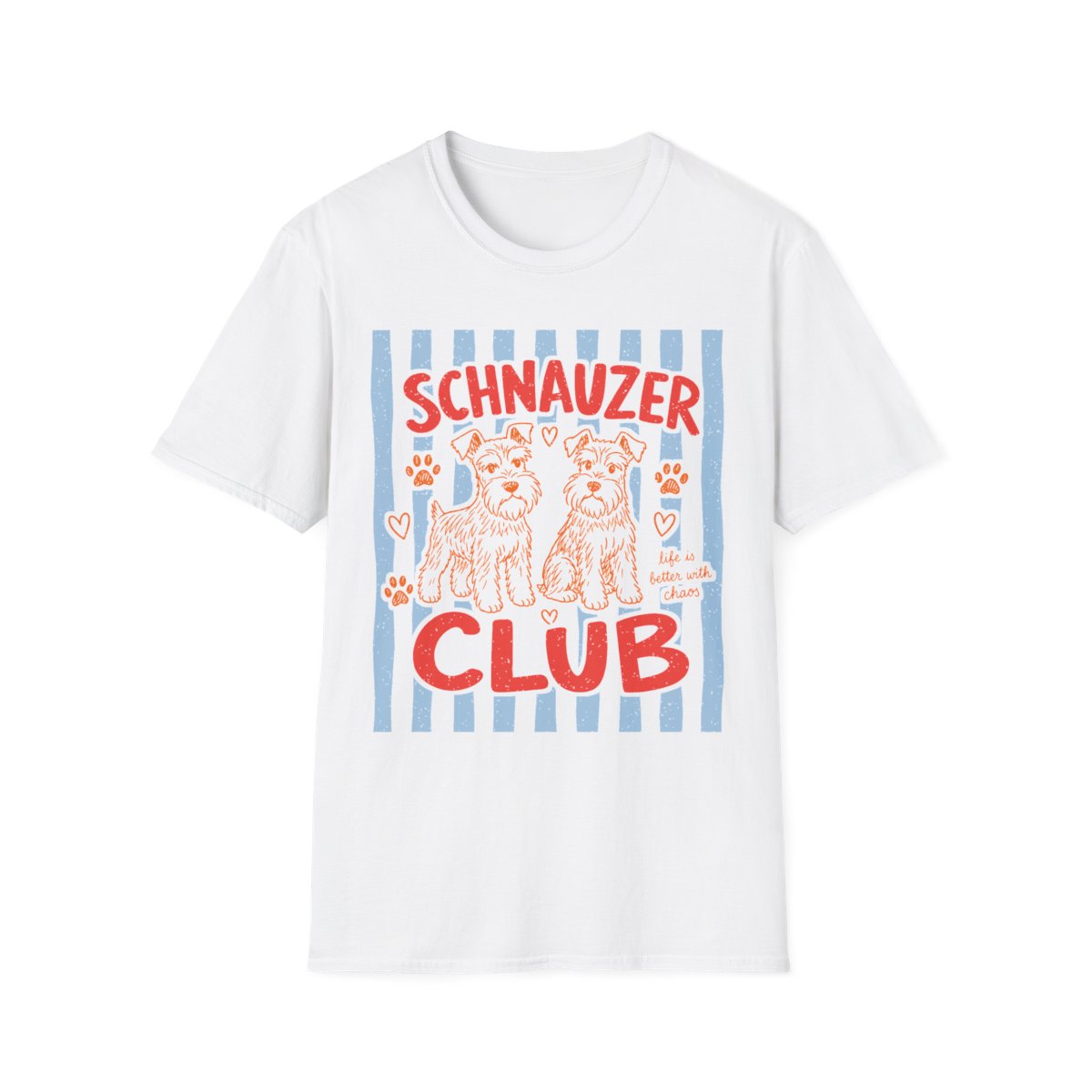 Schnauzer Club Tee - White