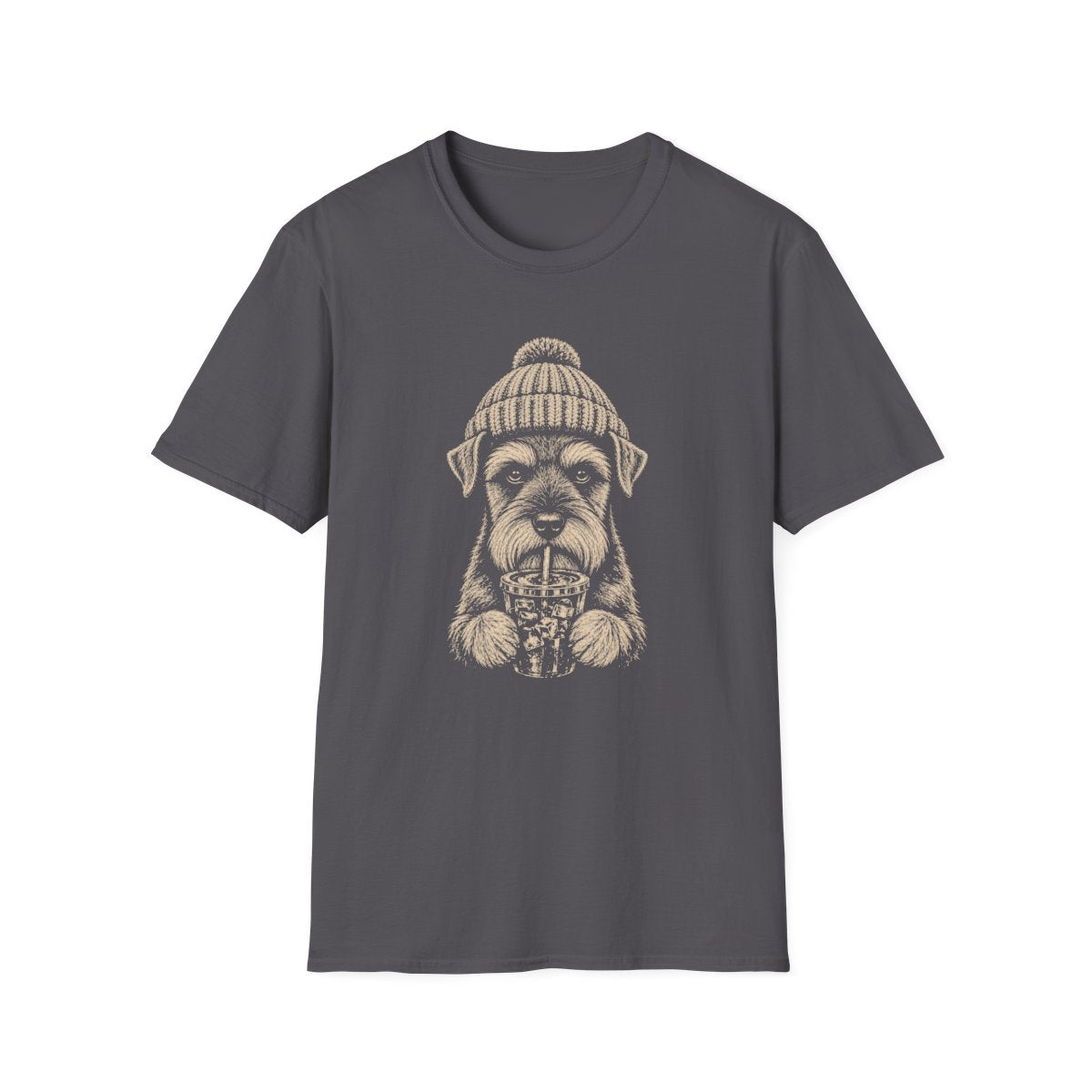 Schnauzer Cold Brew Tee - Charcoal