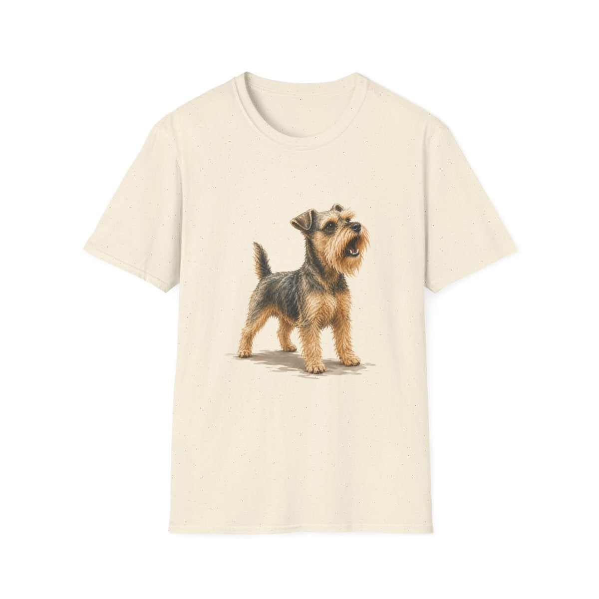 Schnauzer Head Of Security Tee - Natural