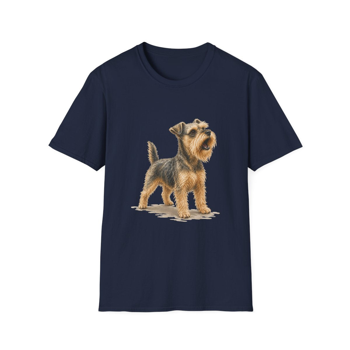 Schnauzer Head Of Security Tee - Navy