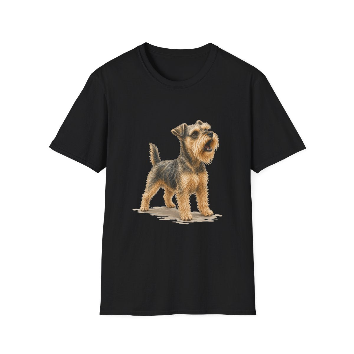 Schnauzer Head Of Security Tee - Black