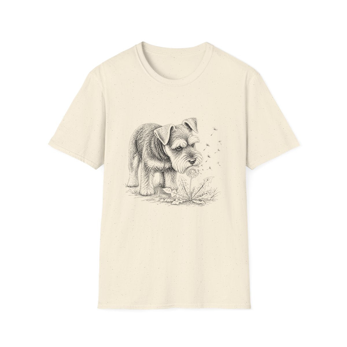 Schnauzer Make A Wish Tee - Natural