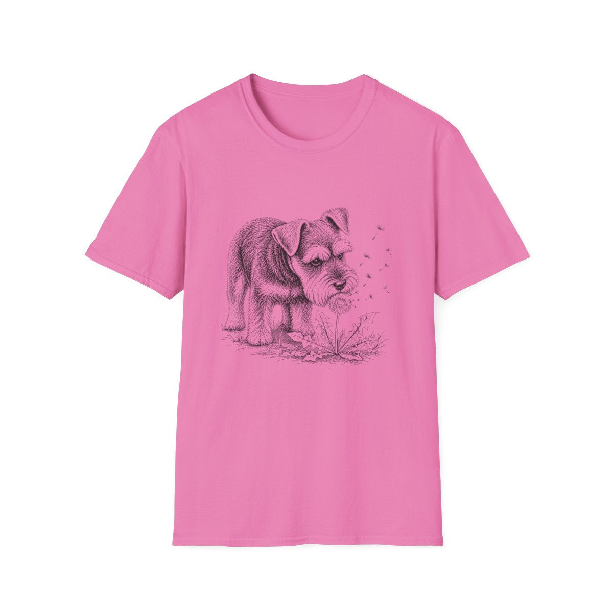 Schnauzer Make A Wish Tee - Azalea
