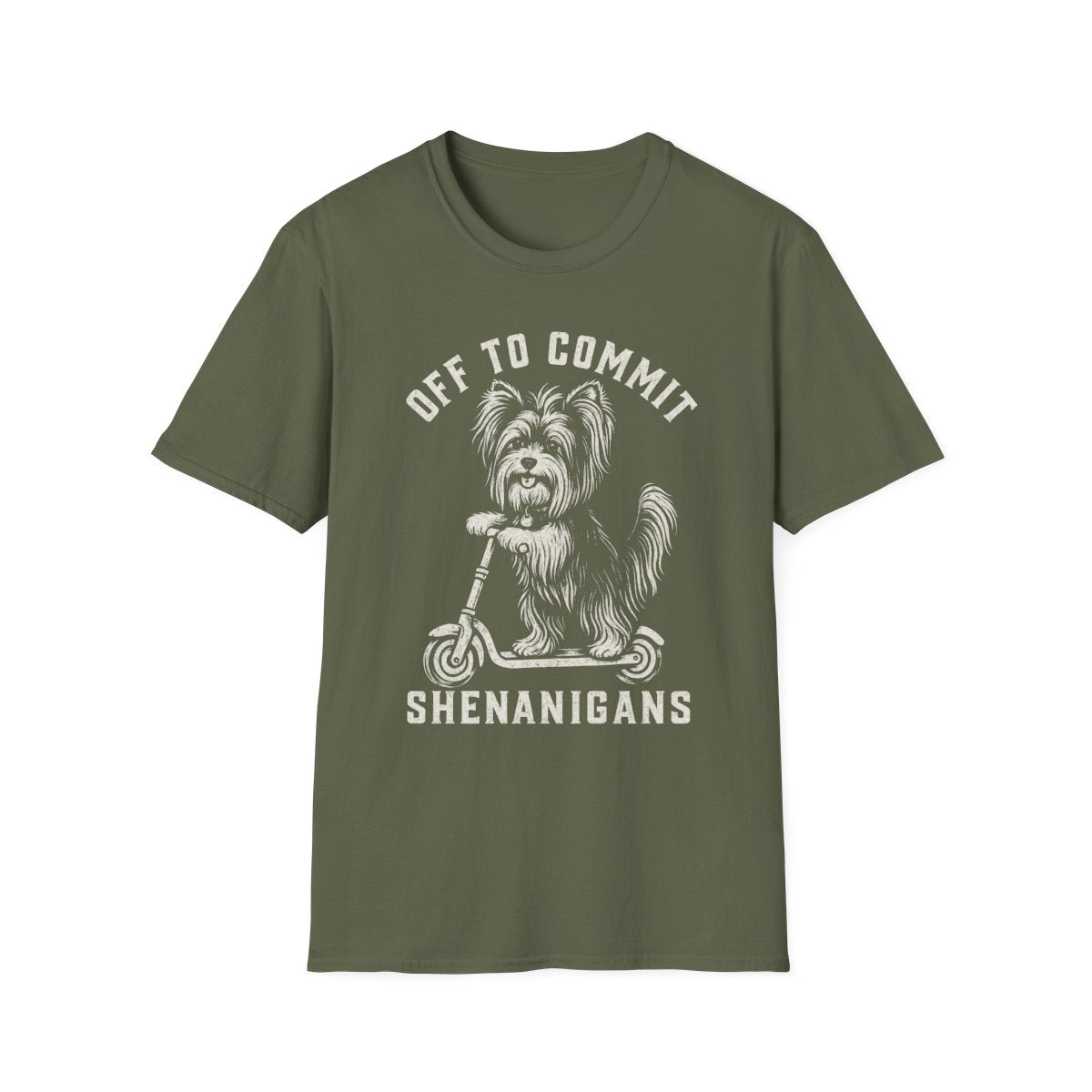 Scooter Biewer Terrier Tee - Military Green