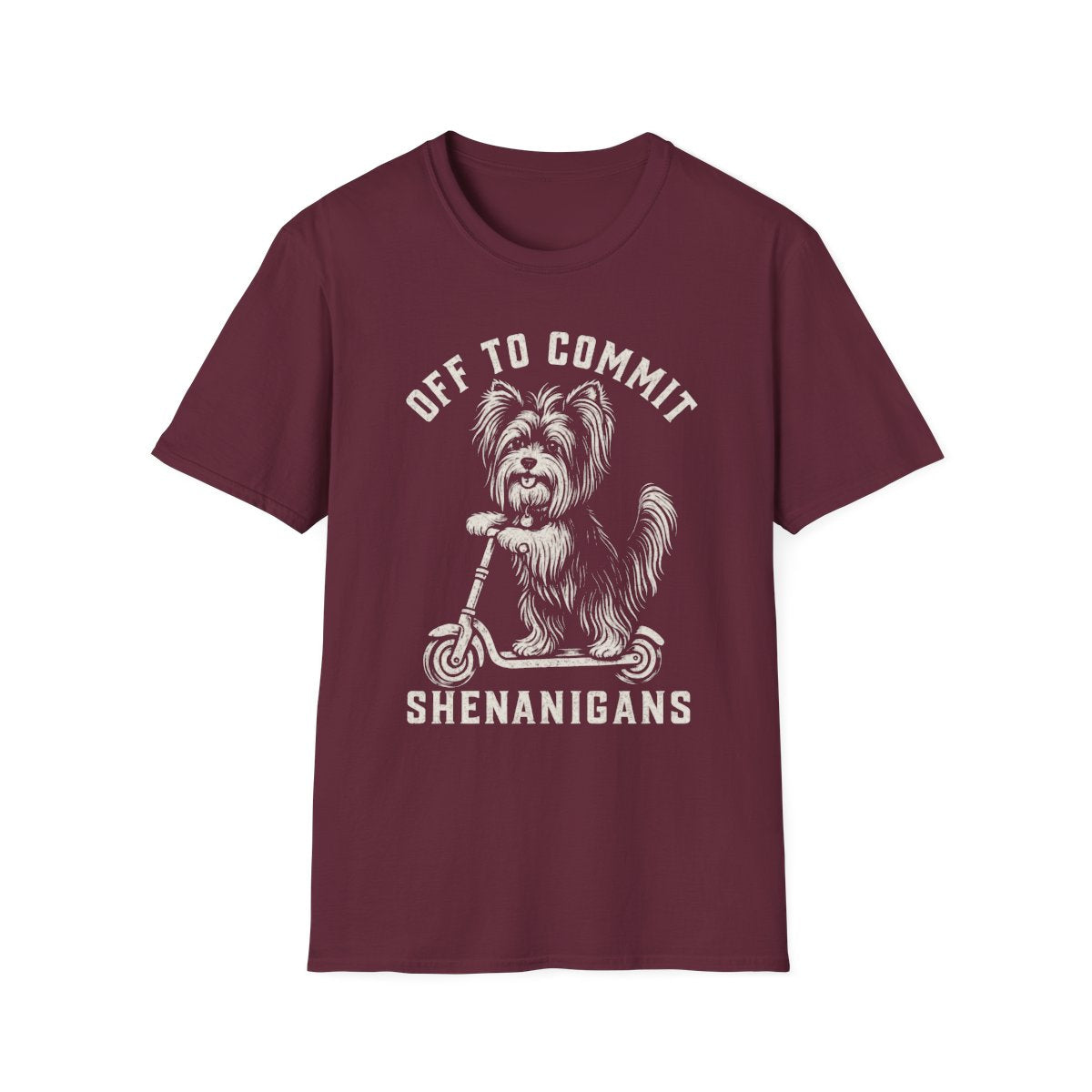 Scooter Biewer Terrier Tee - Maroon