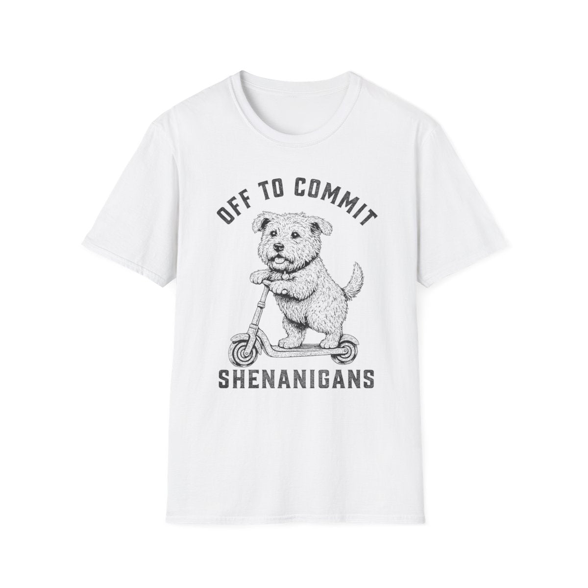 Scooter Glen of Imaal Terrier Tee - White